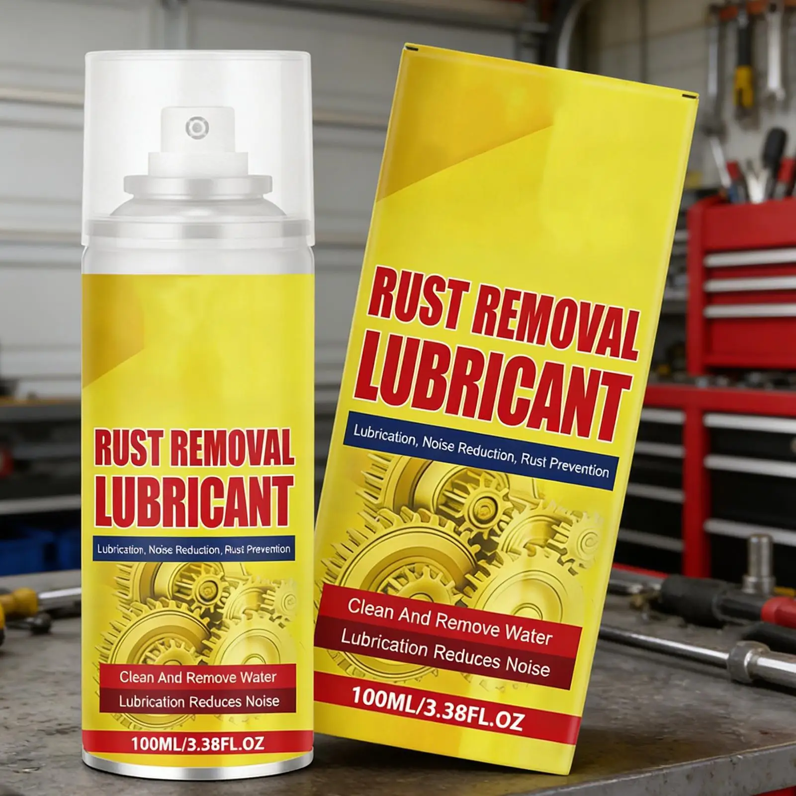 Rust Remover 100ml Rust Spray Cleaner Heavy Duty Iron Converter For Bathroom Shower Sink Automotive Garage Bike Marine Industry