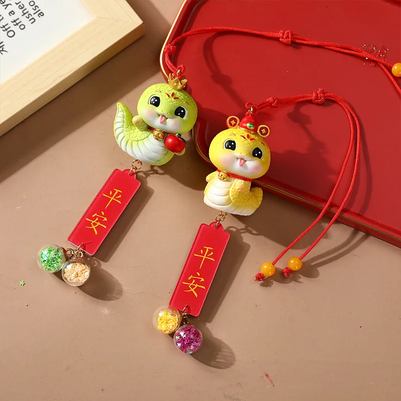 Chinese Year Snake Lucky Hanging FengShui Decor New Year Decorations for Spring Festival Home Wealth Success Good Luck