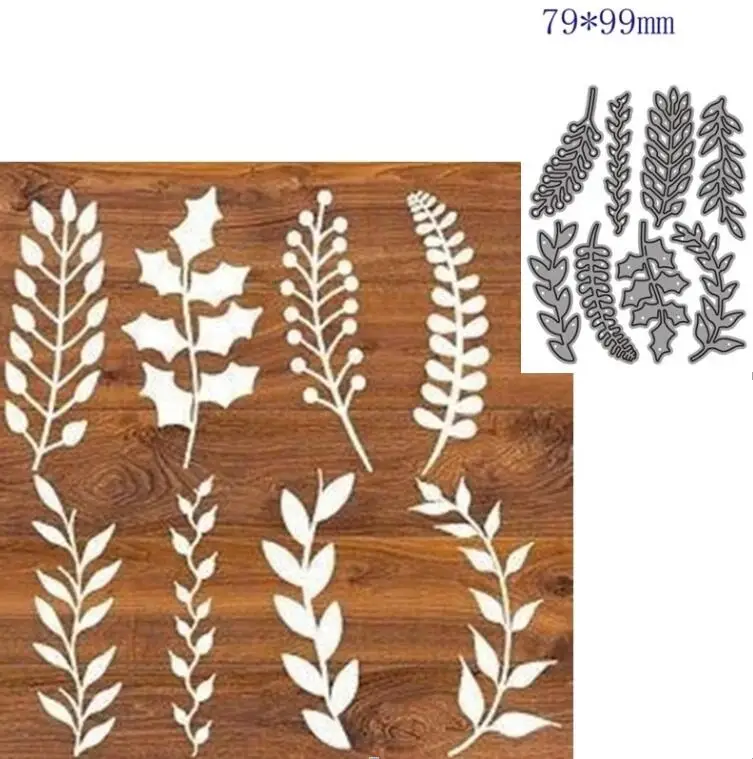 leaf DIY Cards Scrapbooking Decor Embossing Dies Cut Stencils Folder Craft Delicate Metal Die Cutting Dies