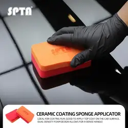 SPTA 1PC Hand Coating EVA Spons Applicator Pads Detaillering Waxen voor Auto's Boten Motoren Campers Geschilderd Staal