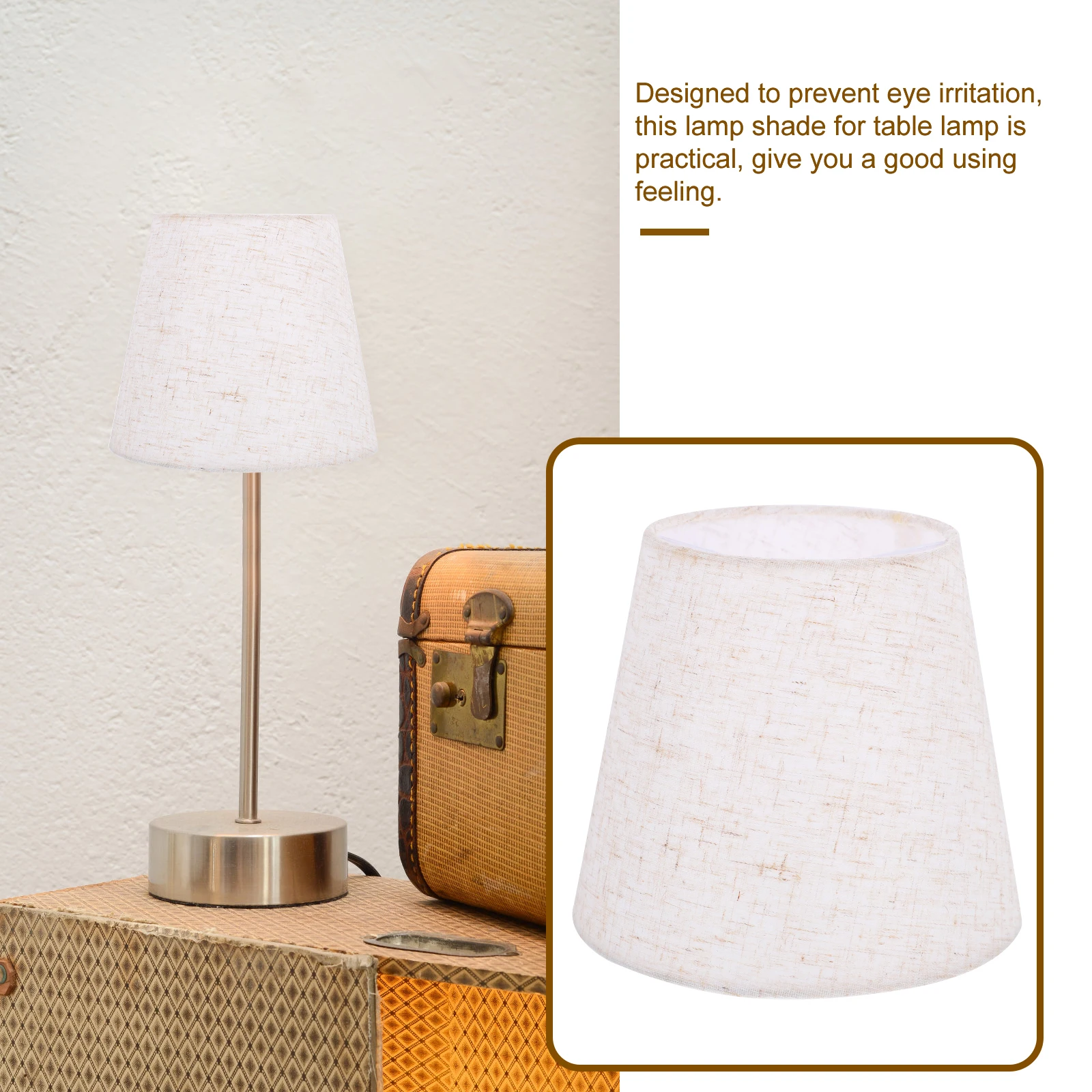 

Lampshade Wall Lamp Accessories Universal Cloth Light Shades for Table Desk Lamps Home Hotel Bedroom Study Library Pleated