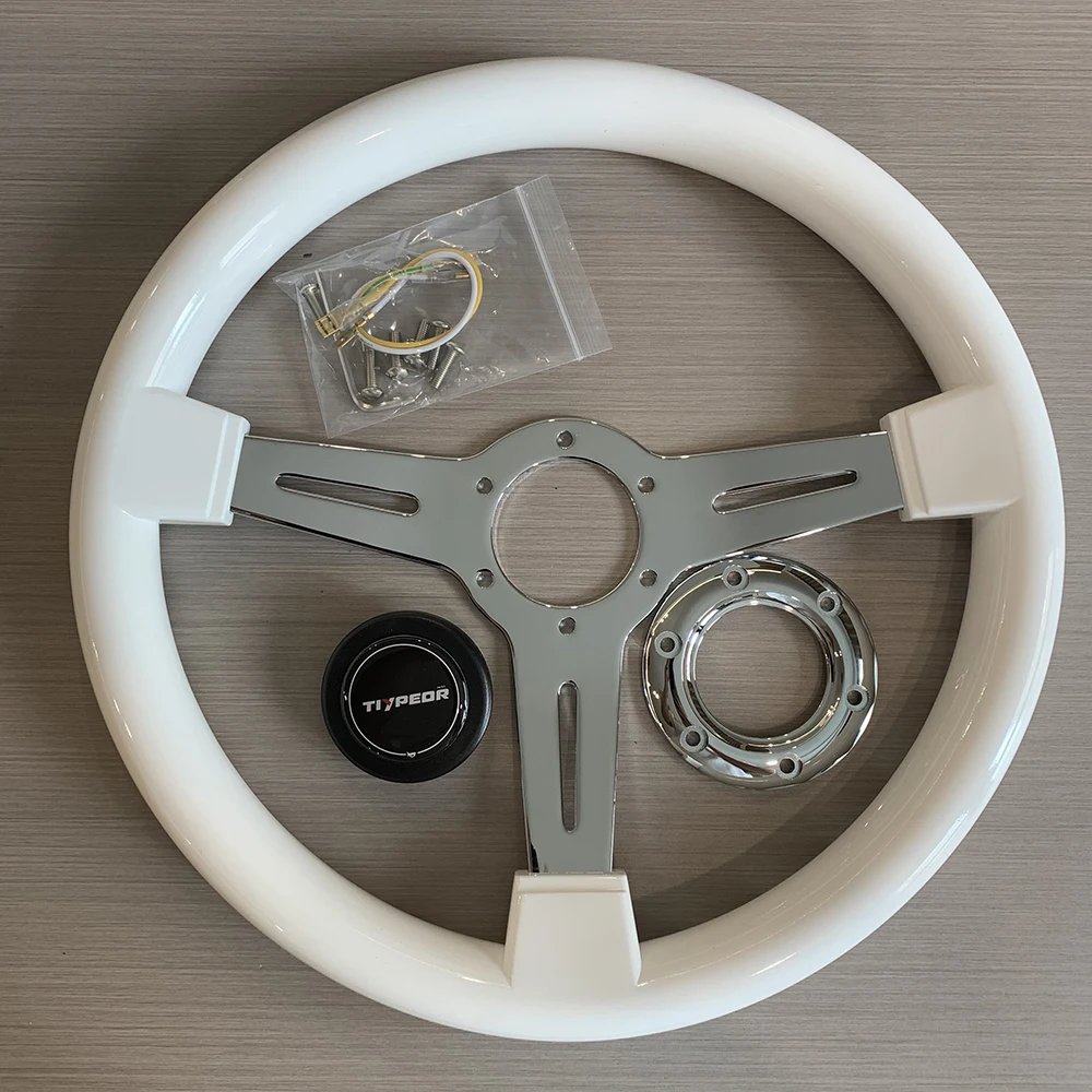 TIYPEOR retro Master 14 inch 350mm car steering wheel