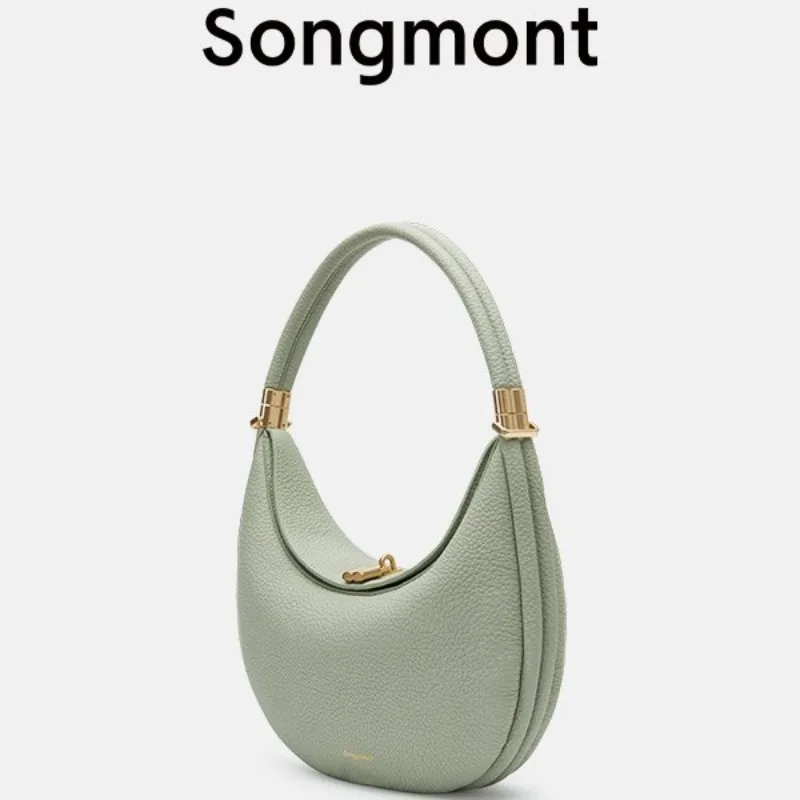 Songmont Mountain Has Pine Medium Moon Curved Bag Songyue Series Designer Crescent Bag, Commuter Shoulder Armpit Bag