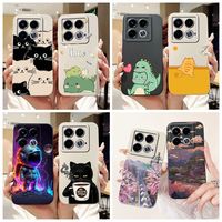 For Infinix Note 40 Case X6853 Cute Fashion Cartoon Cover Soft TPU Shell For Infinix Note 40 Pro Plus Note40 Pro Phone Case Bags