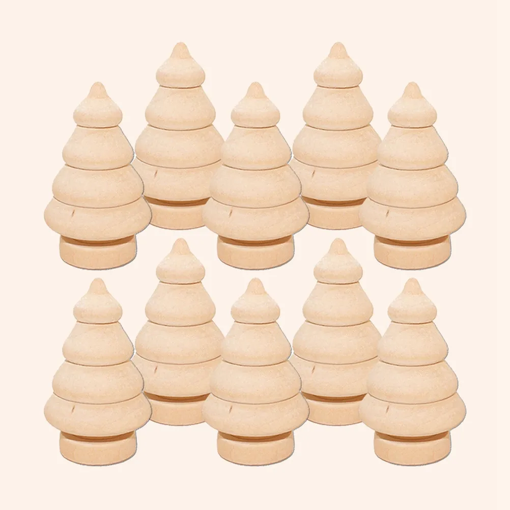 20Pcs Wooden Unfinished DIY Painted Peg Craft Decorations Natural Wood Smooth Surface Kid Creative Handcraft Gifts