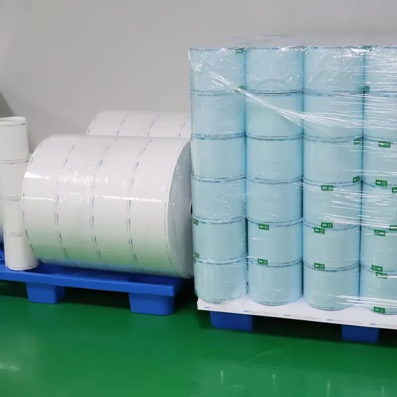 Heat Sealing Sterilization Bag Sterilization Packaging Flat Roll 200M Long Autoclave Sterilization Pouch