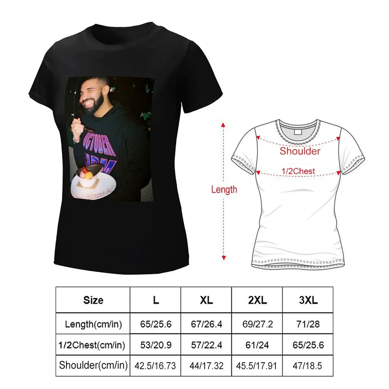 Drake being Drake T-shirt moda coreana vestiti estetici costanti progetta la tua maglietta da donna