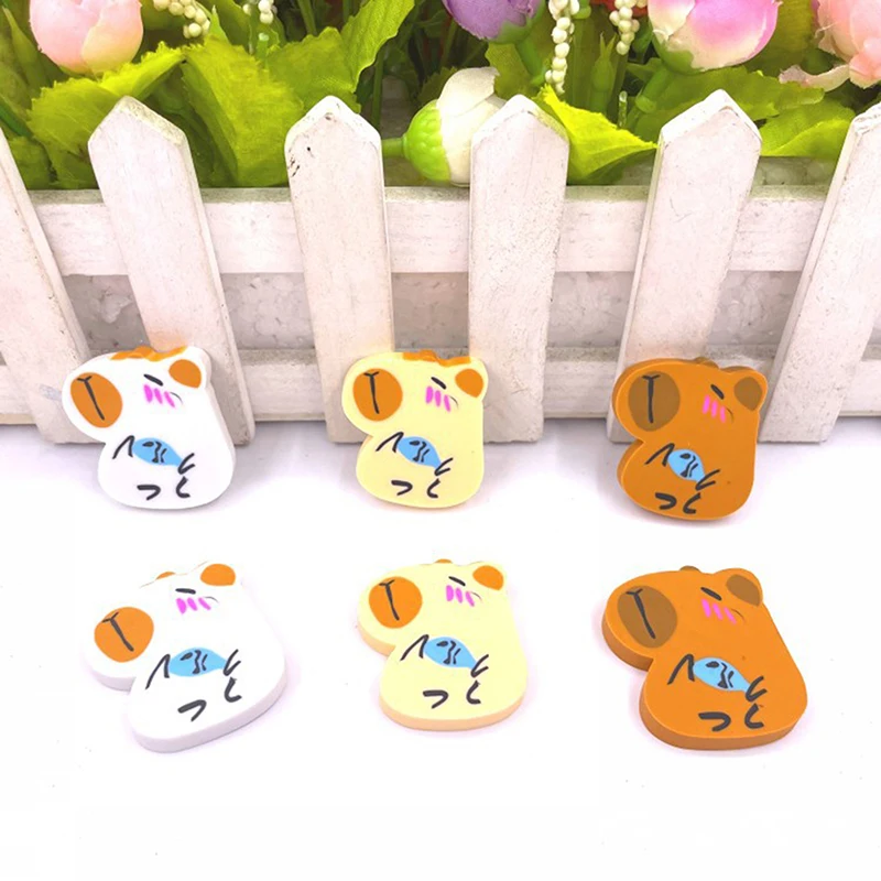 10/50pcs kawaii roztomilá kapybara guma mazací guma legrační kreslený děti guma mazací guma škola zásoby student papírnictví dárky