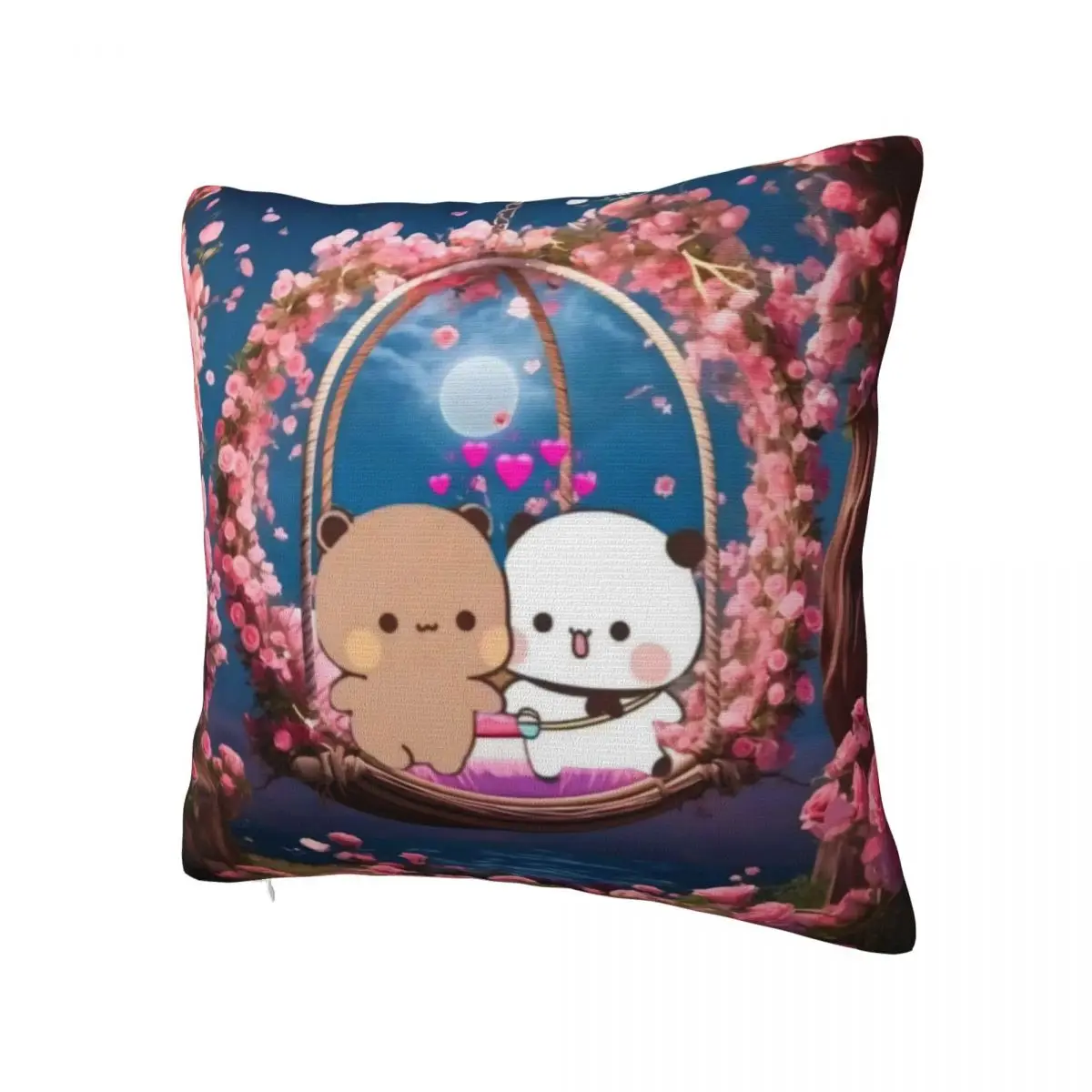 Pillow Cover Bubu & Dudu Heart Love Design Cushion Cover Kawaii Pillow Case For Wedding Party Home Decor Pillowcases