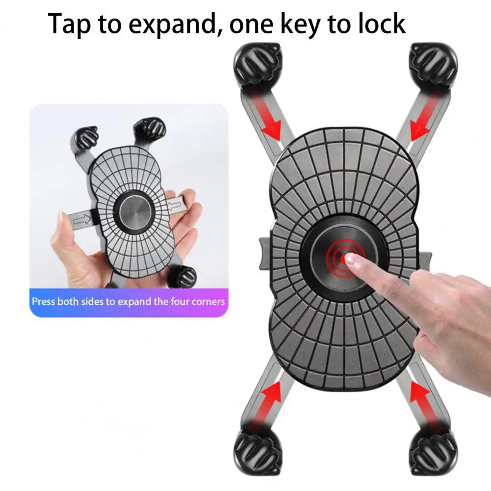 Электрический мотоцикл, кронштейн для мобильного телефона, автоматический фиксатор для езды на мотоцикле, противоударный навигационный кронштейн для мобильного телефона