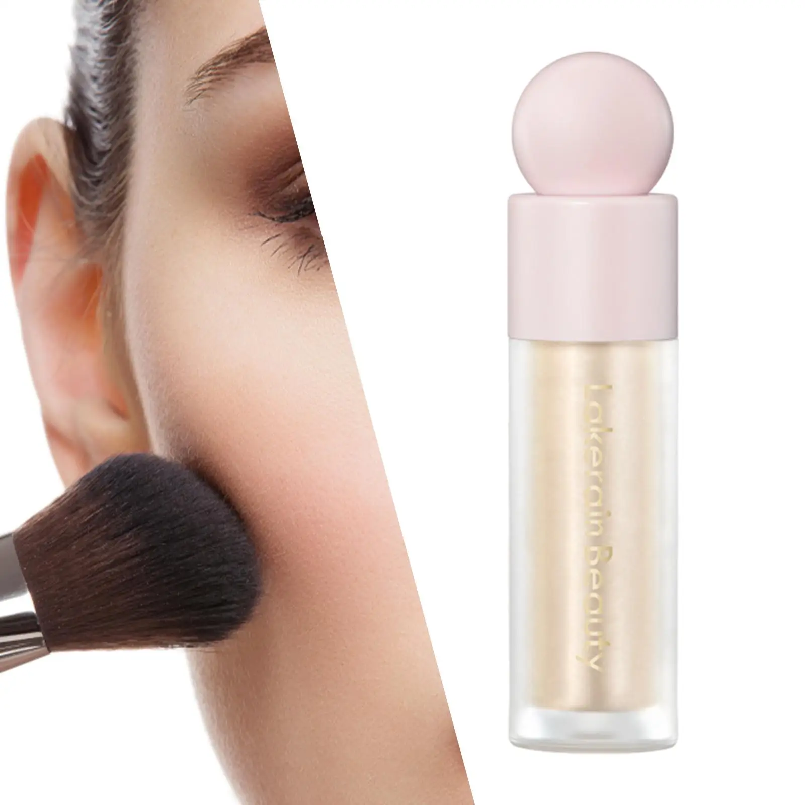 Penna per trucco liquido Evidenziatore portatile scintillante per viso e corpo per bagliore luminoso e tutte le occasioni