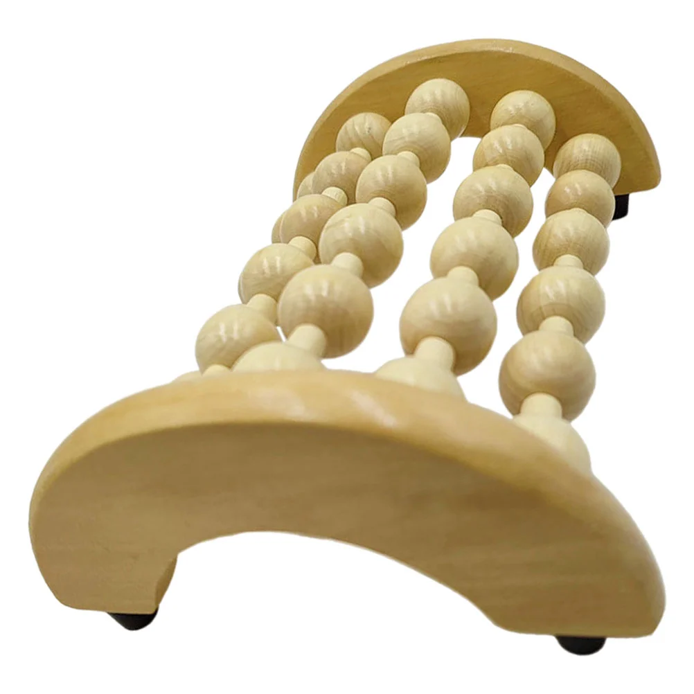 

Massage Pillow Foam Muscle Roller Tool Foot Hamstring Wood Manual Massager Machine