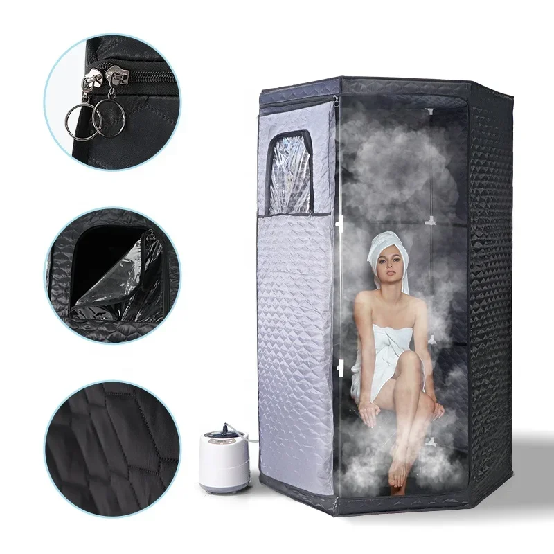 Indoor Folding Steam Sauna Box Full Body Home Spa Slimming Detox Steam Sauna Tent Portable Sauna