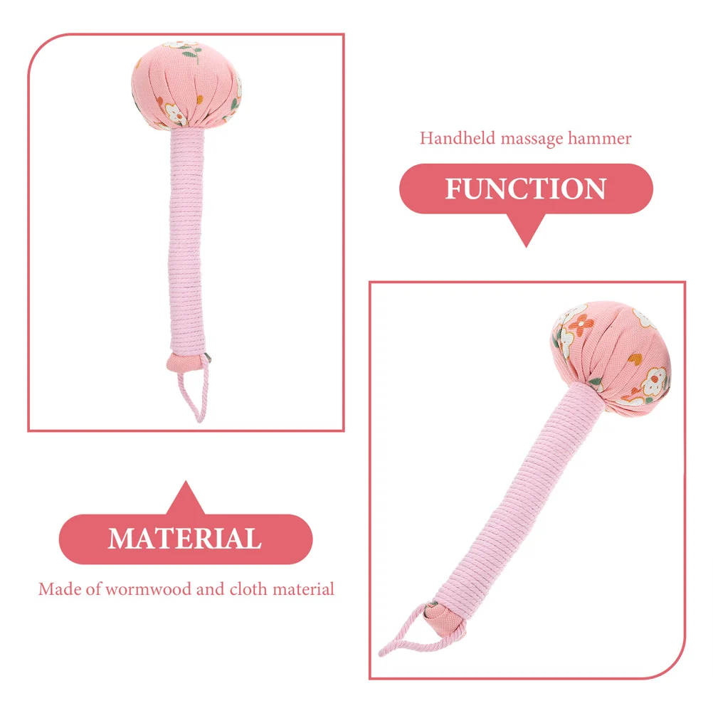 Neck Massager Moxibustion Hammer Massagers Hammers The Shoulder Tool Muscle Stick Handheld Pink Back Manual