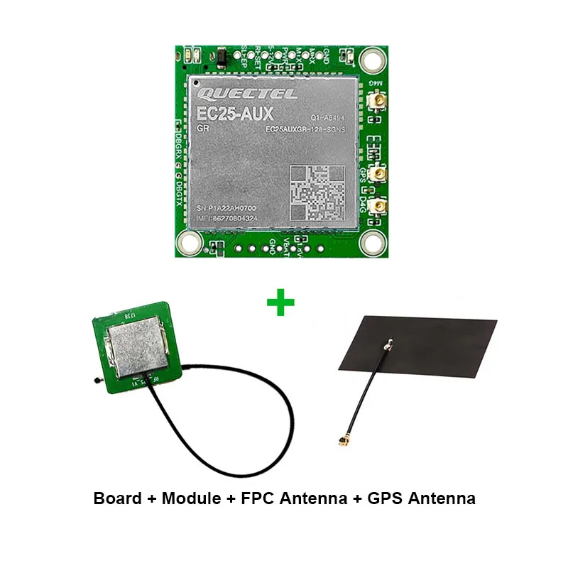 EC25AUXGR Single-row needle Core Board LTE CAT4 Module with GNSS Development Board kit for Latin America/Australia/New Zealand