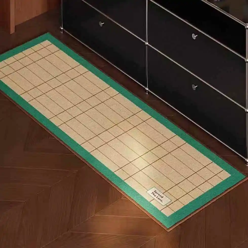 

VIAKAMA Regula Chinese-Style Luxury Carpet, Bedroom Bedside Rug, Cloakroom, Balcony Non-Slip Floor Mat, Home Decoration