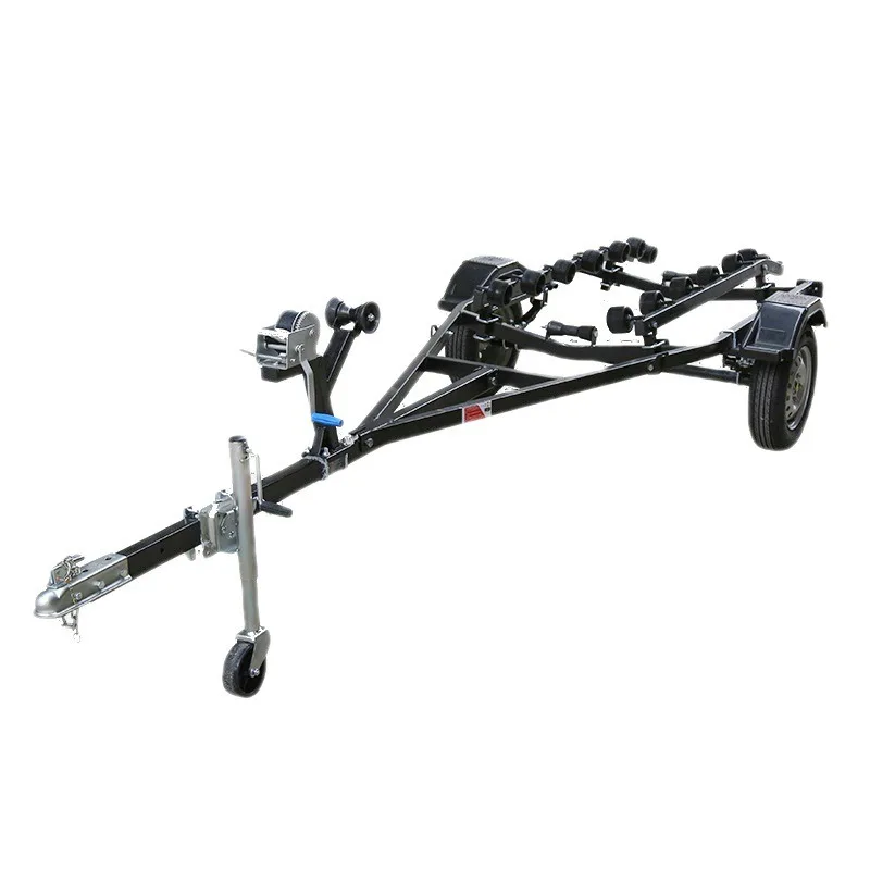 Rubber boat trailer speedboat trailer rack inflatable boat kayak y