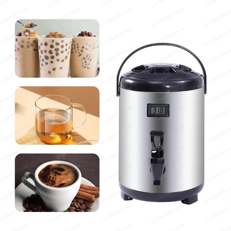 Clearance! Stainless Steel Insulated Beverage Dispenser with Spigot for Hot Tea & Coffee, Cold Milk,Juice,Limited Supply