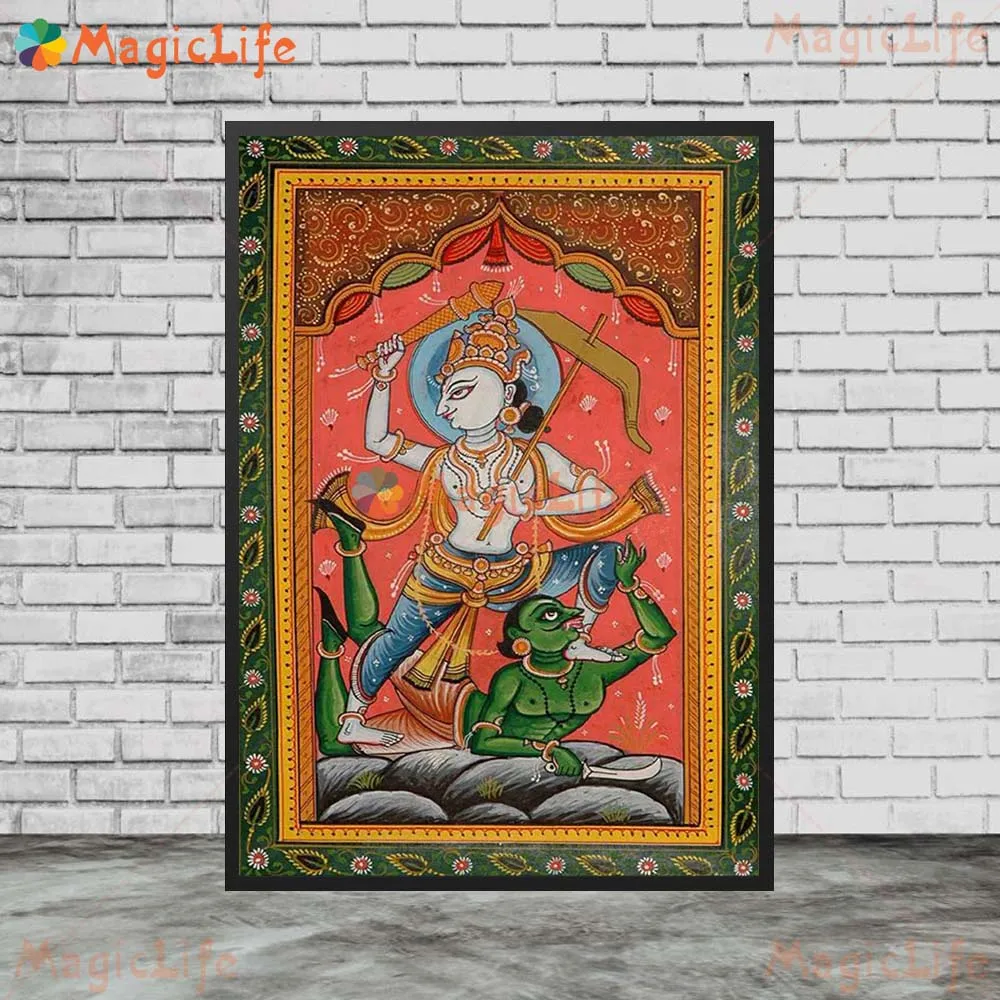 Parashurama Goddess Tara Lakshmi Goddess Durga Kalki Wall Pictures For Living Room Poster Wall Art Canvas Painting Unframed