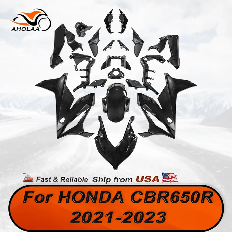 

CBR650R Full Fairing Kits Injection Mold Bodywork Cowl Panel For Honda CBR 650R 2021-2023 2022 Unpainted Motorcycle Accessories