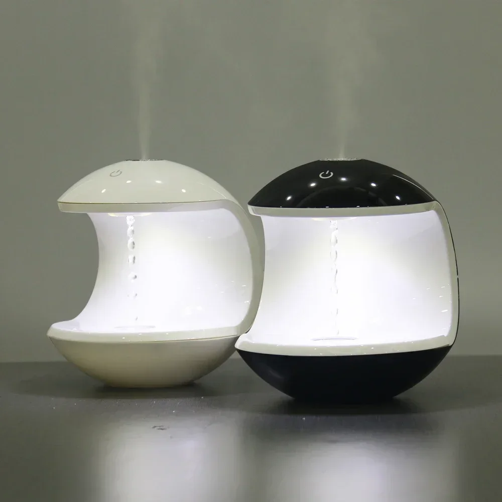 New design Anti Gravity Humidifiers Portable 400ML Water Drop Air Purifier Essential Oil USB Aroma Diffuser For Home Bedroom