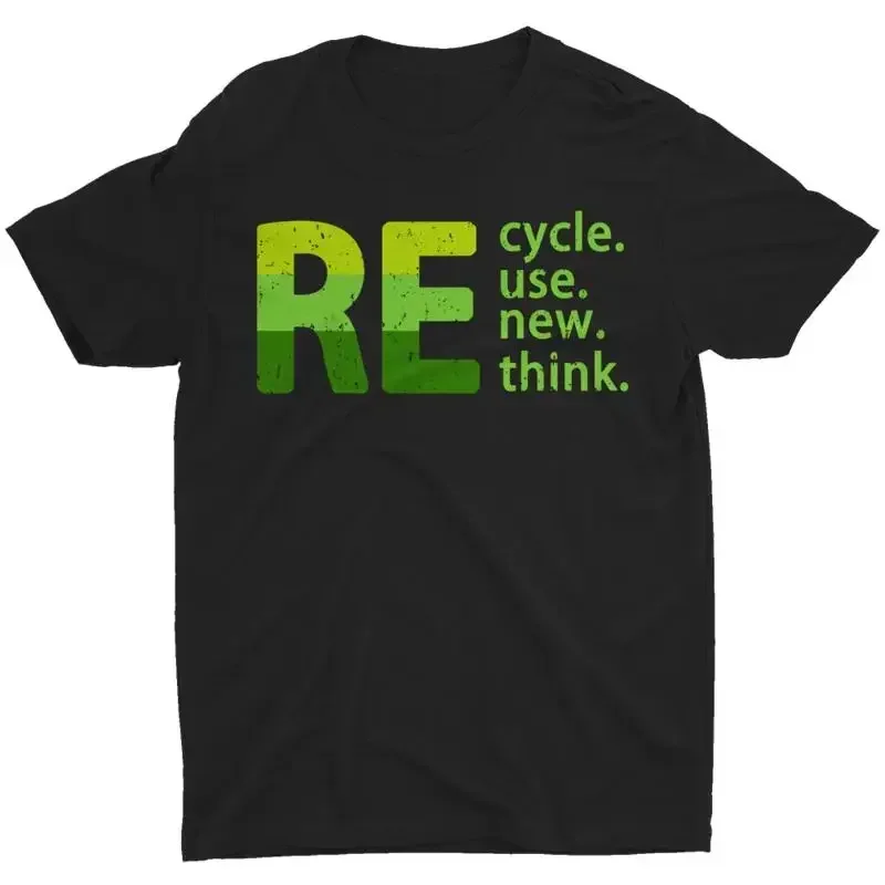 Recycle Reuse Renew Rethink Crisis Environmental Activism T Shirt