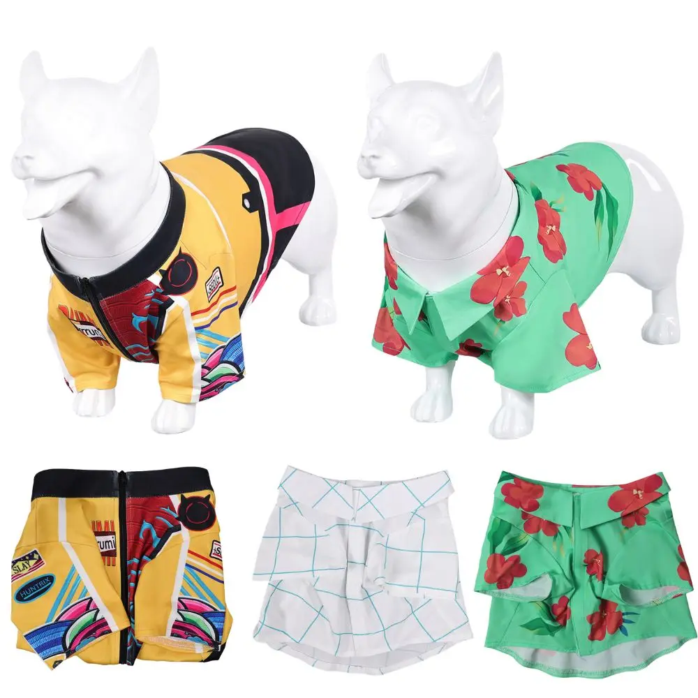 

Одежда для домашних собак Kpop Rumi Jinu Demon Hunters Косплей Фэнтезийный костюм для собак для маленьких и больших собак Ролевая игра Хэллоуин Карнавальный костюм