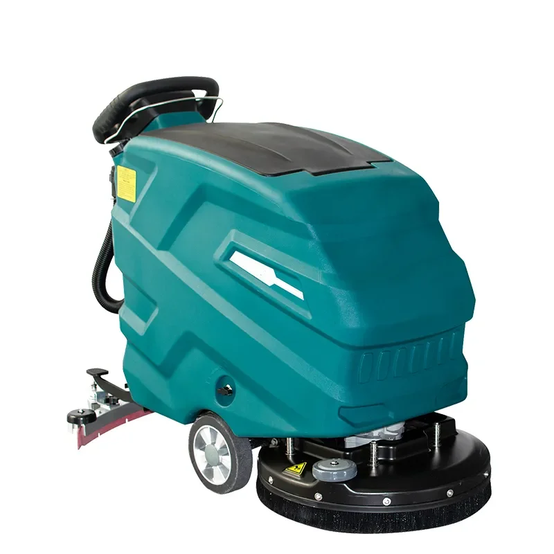 China Supplier Electric Hand Push Floor Scrubber for Cleaning Workshop Warehouse Office Building