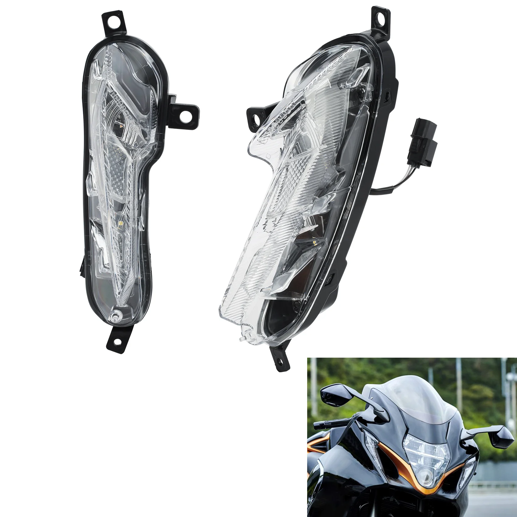 

1 Pair Front Turn Signals Fit For Suzuki Hayabusa GSXR1300 2022-2024 Motorcycle Accessories