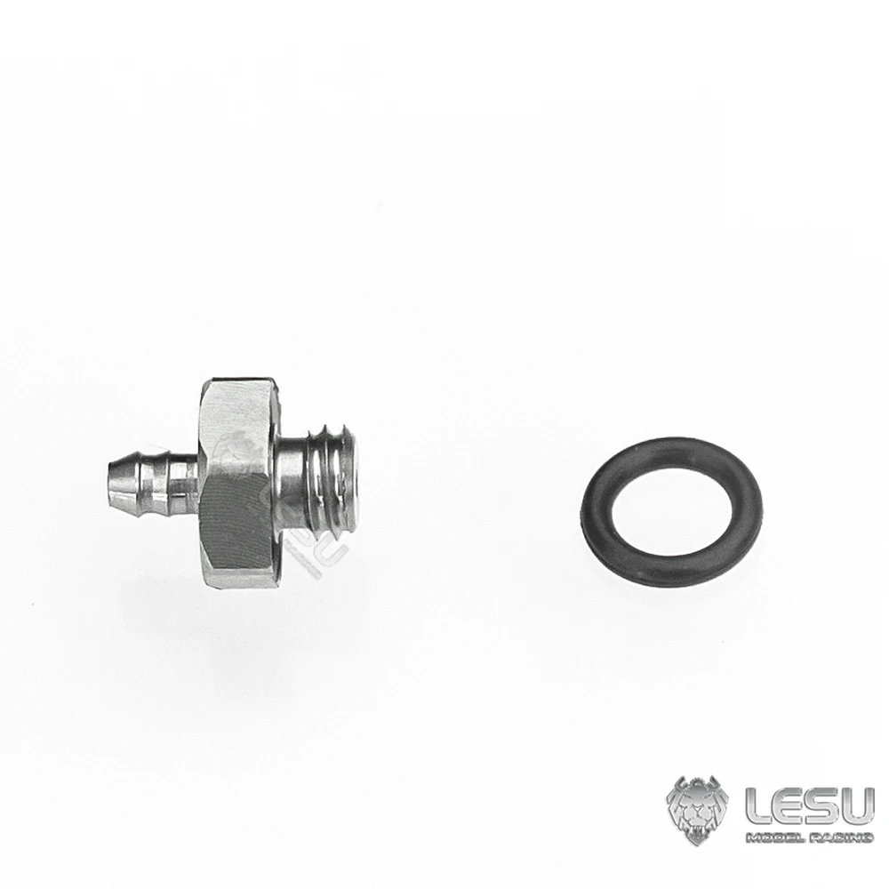 LESU-Buse M3 en acier inoxydable pour tuyau d'huile hydraulique, 2-1mm, RC 1/14 1/12, camions à benne basculante, EbLoader, véhicules de construction