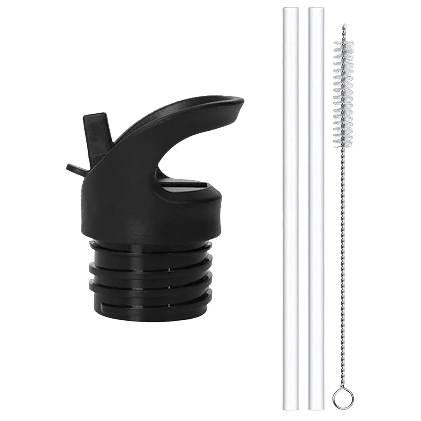 Straw Lid Insulated Flip Top Replacement Lids Wide Mouth Straw Lid for Working