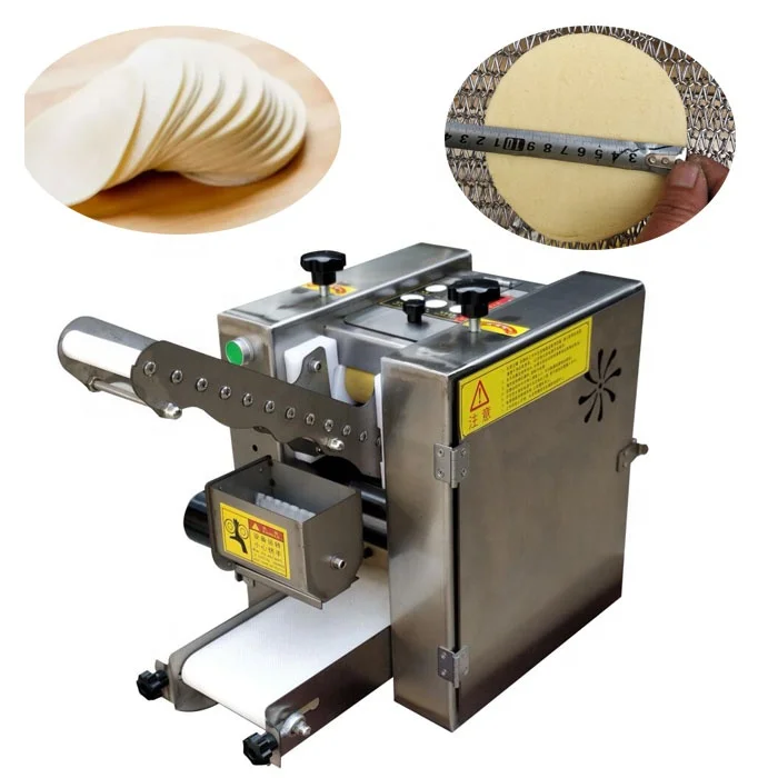 Automatic Arabic Pita Bread Pizza Dough Skin Machine Tortilla Roti Chapati Dumpling Samosa Gyoza Wonton Wrapper Making Machine