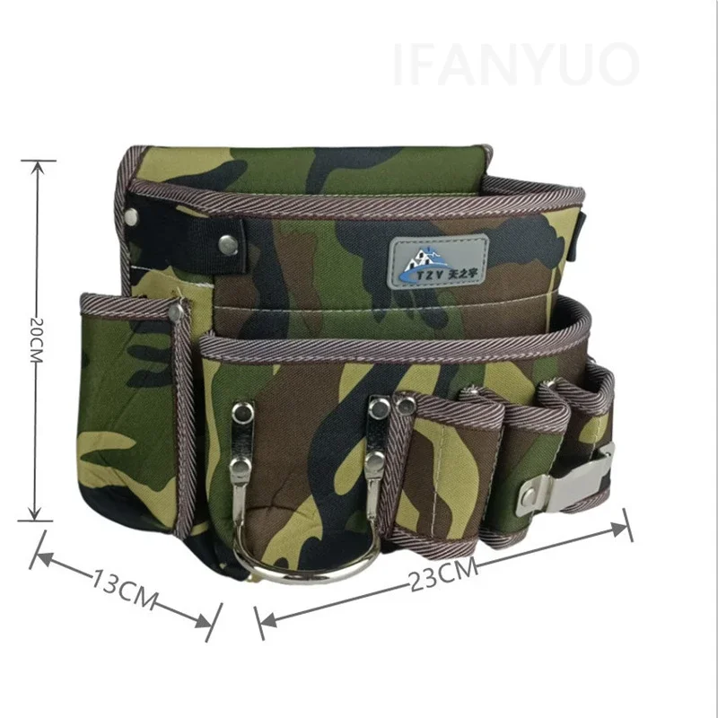 NEW Tool Bag Oxford Cloth Multi-functional Electrician Waist Pouch Belt Storage Holder Organizer Garden Tool Kits Waist Packs