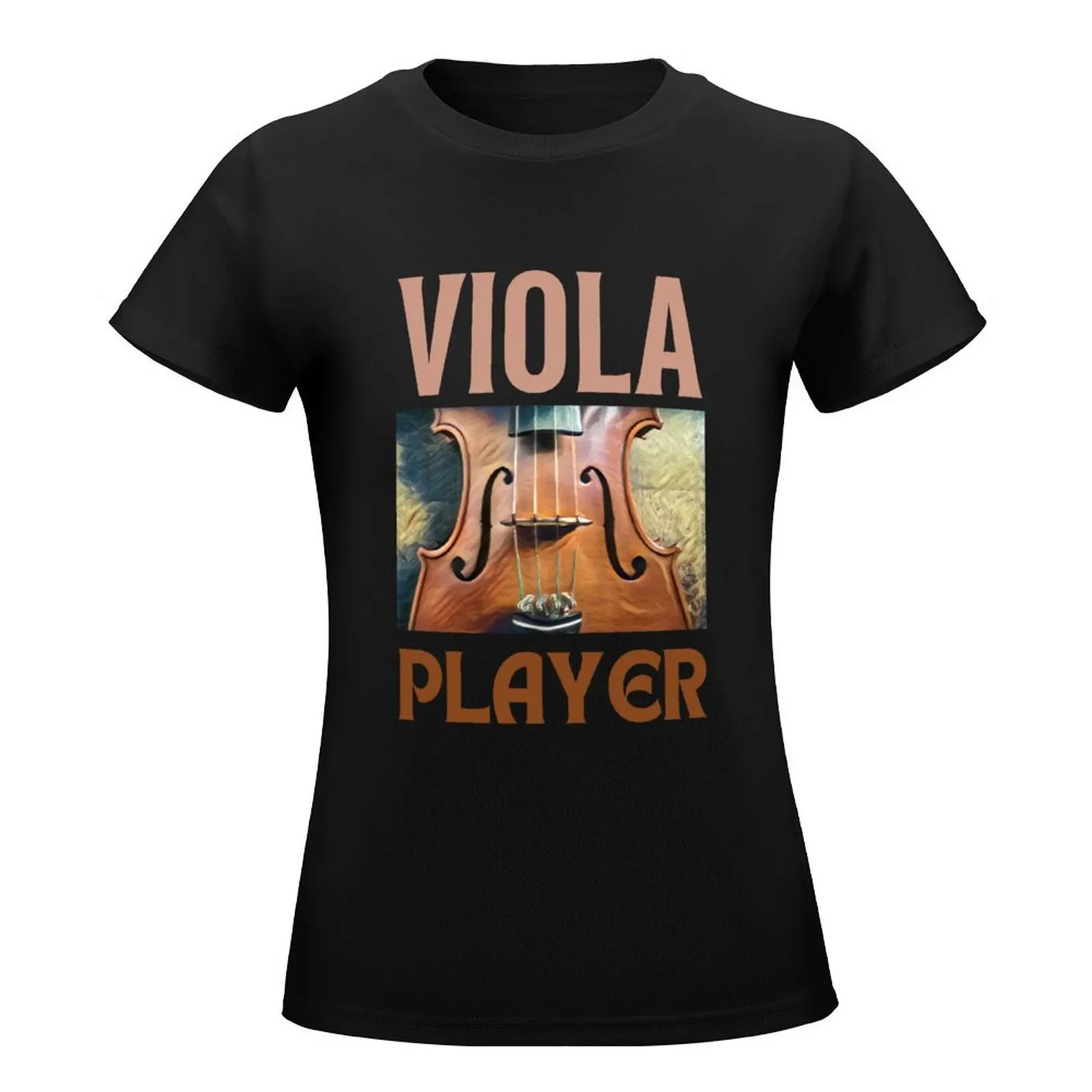 Viola Player T-Shirt plain customs design your own quick-drying oversized t shirts for Women loose fit