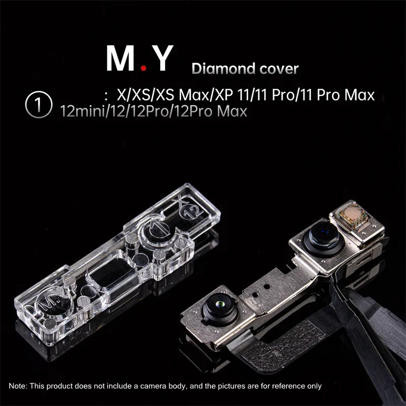Mr.Yang Diamond Cover Dust Proof Ensure Accurate Face ID for IP X-17Pro Max Front Camera Repair Front Camera Lens Protector