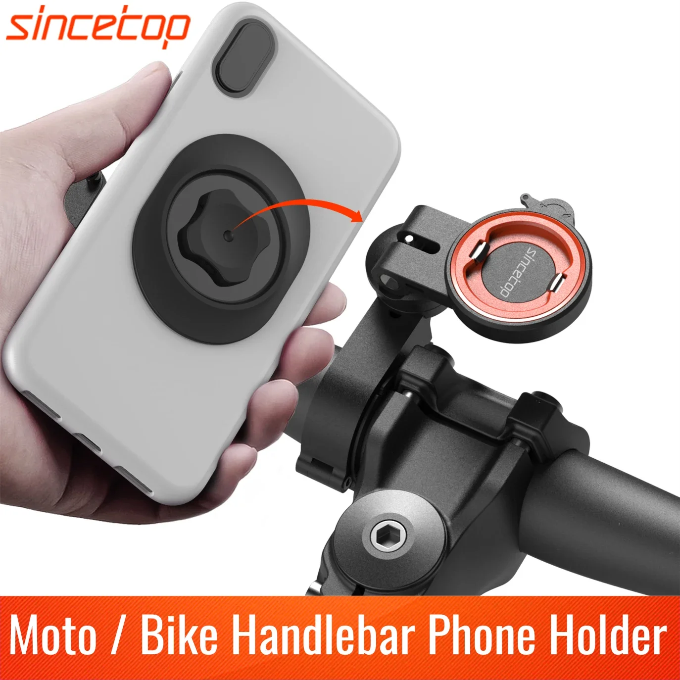 Universal Motorcycle Bike Mobile Phone Holder Bicycle Moto Aluminum Quick Mount Stand Mountain Bike Handlebar Bracket for Harley