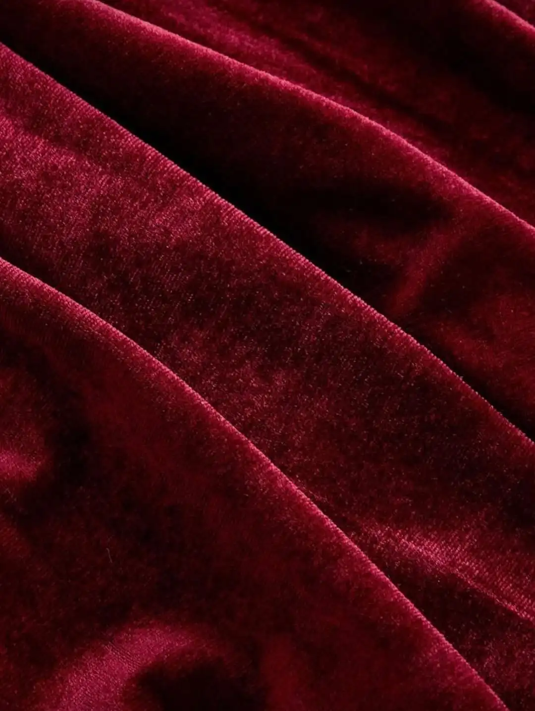 Ofherown Burgundy Velvet Mini Cocktail Dresses Elegant Off-Shoulder Fuzzy Trim Long Sleeve Party Gown with Sash Christmas Dress