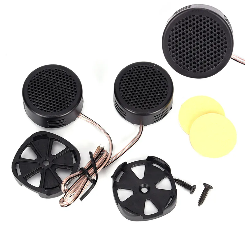 2Pcs 500 Watts Car Audio Super Power Loud Dome Stereo Tweeter Speakers For CarUniversal Box