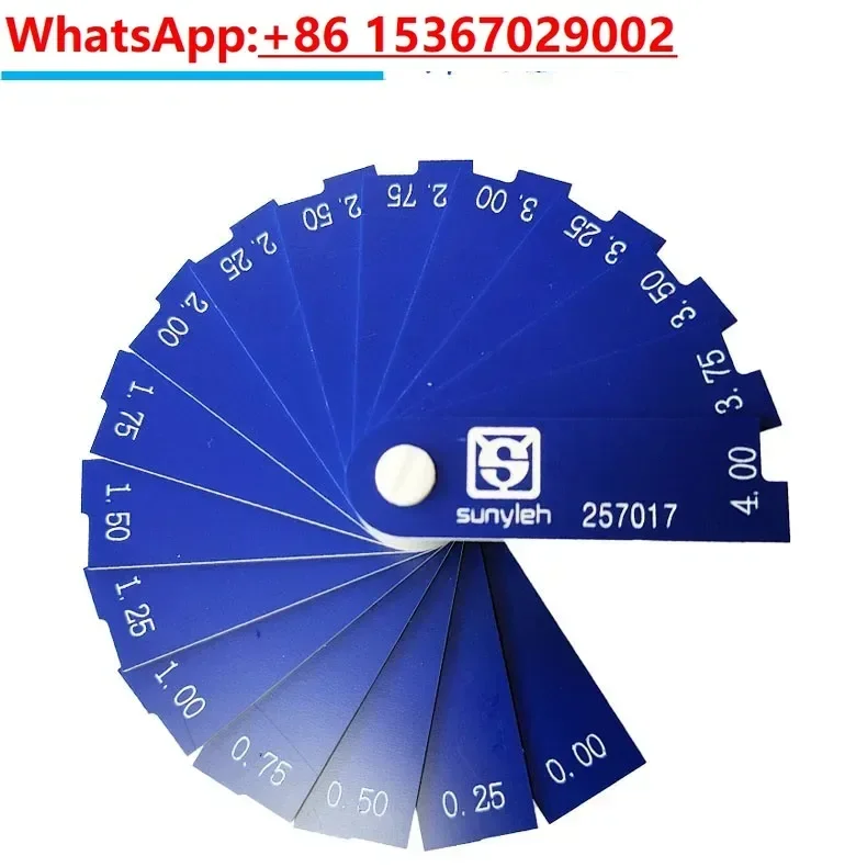 Plastic surface difference gauge 257013 imported material section difference gauge 257017 step seam gauge 0-4mm