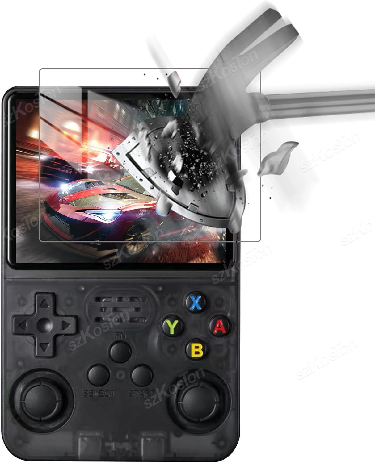 Protetor de tela para r36s/r35s/rgb20s 3.5 polegadas consoles de jogos portáteis película protetora para r36s proteção de vidro temperado