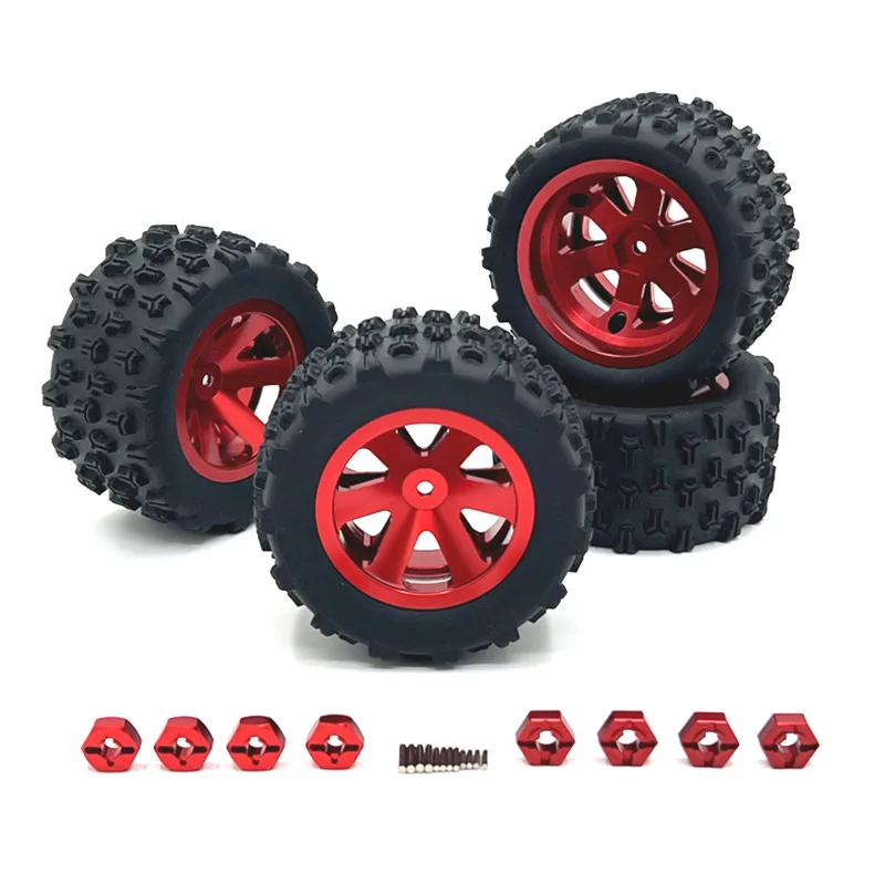 

Metal Upgraded Clamp Wheel Hub Tires For MJX WLtoys SCY JJRC RIaarIo LC HuanSu and other RC Car Parts