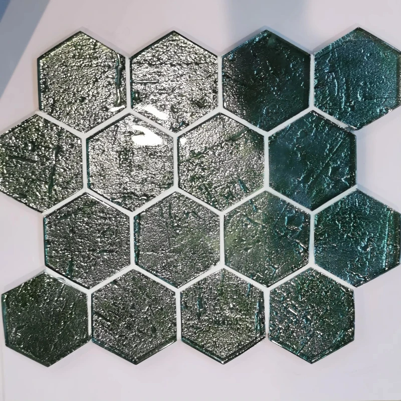 

New technology high-grade glass mosaic, high temperature melt sintering coloring, metallic luster glass mosaic industry