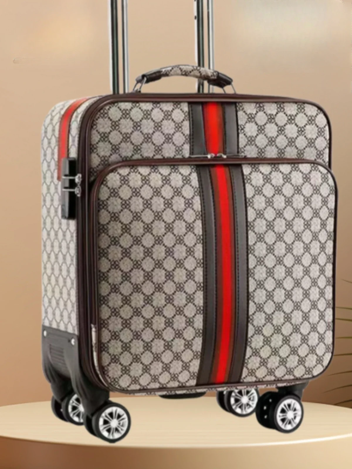 

18-inch small suitcase, women's small and light boarding suitcase, boys' 20 password case, short-distance trolley case.
