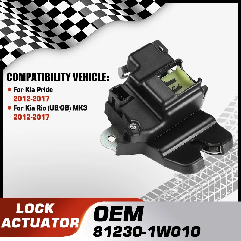

Car Tailgate Door Lock Actuator Rear Tailgate Latch For Kia Pride Kia Rio UB QB MK3 2012 2013 2014 2015 2016 2017 81230-1W010
