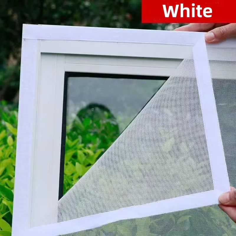 Breathable Invisible Mosquito Window Screen Mesh Anti Insect Fly Net DIY Installation Weather Resistant Window Cover for Home