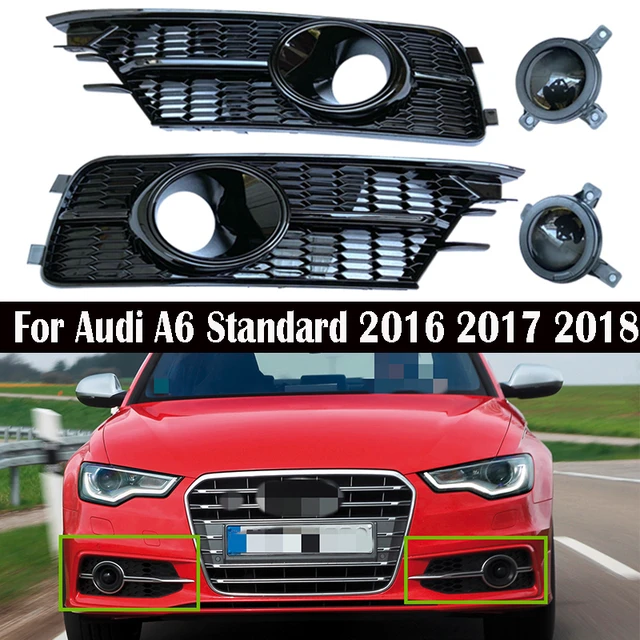 アウディ AUDI A6 4G系 フロントバンパー&フロントグリル ホワイト