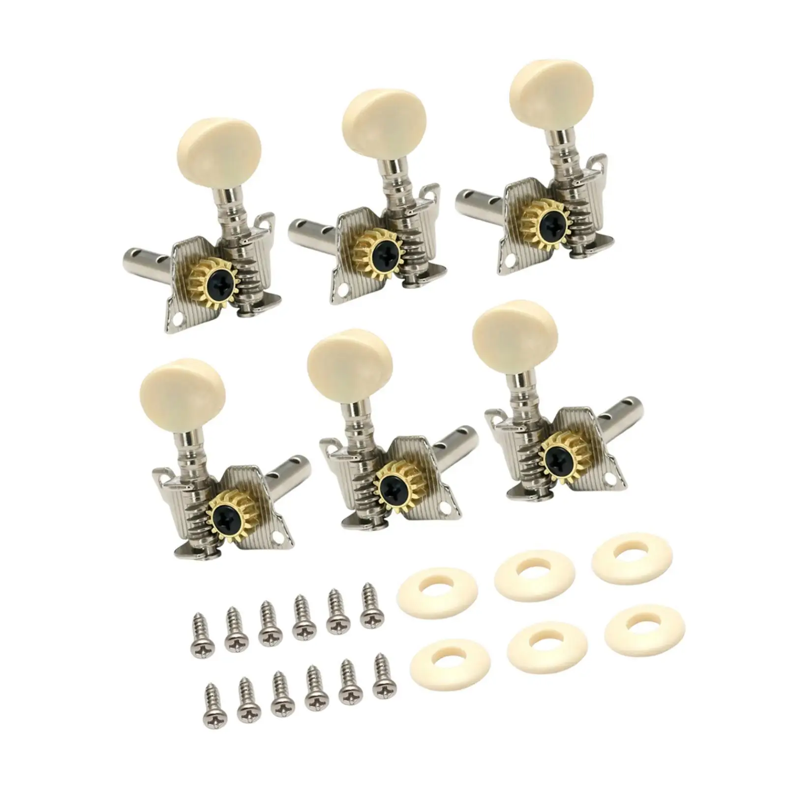 6x Guitar String Tuning Pegs Repair Machine Head Tuners for Musician Lovers