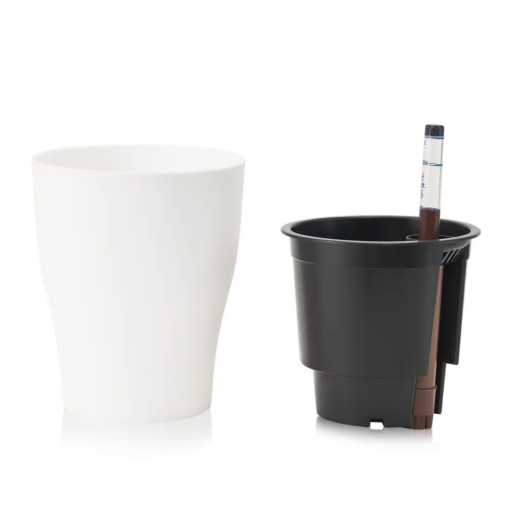 Durable With Water Level Meter Self-Watering Plant Pots Double Layer Home Decor Lazy Planter Pot Absorbent Planter Office