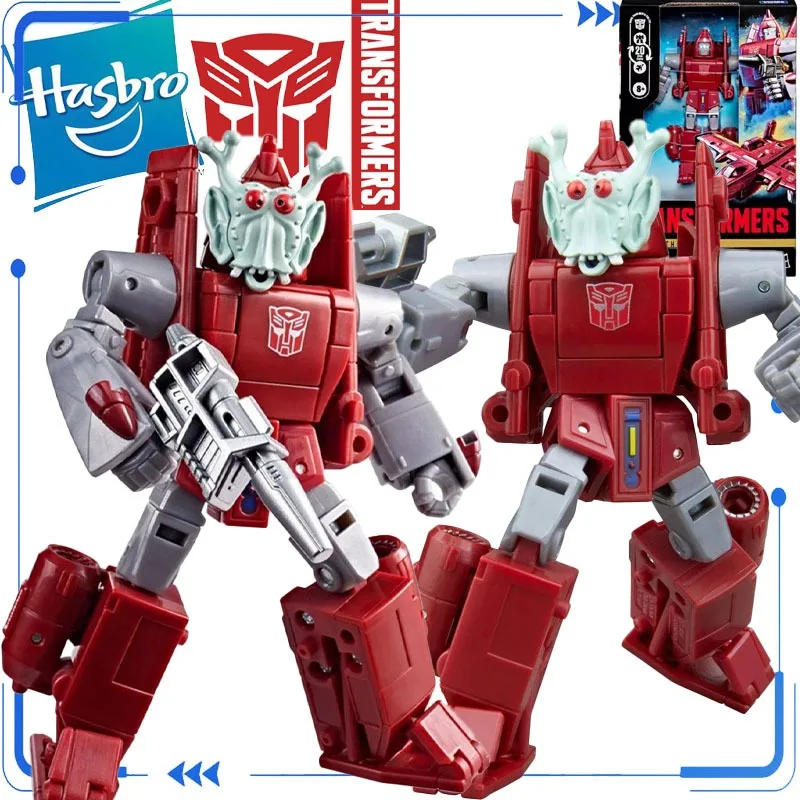 

Оригинальная фигурка Hasbro Transformers Age of The Primes Autobot Powerglide Deluxe Class, игрушка-модель в наличии, подарок