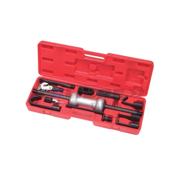 

Heavy Duty 13pc Automotive Dent Puller Body Set 10-Pound Sliding Hammer Repair Frame Kit